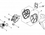 4 КАРБЮРАТОР - ВОЗДУШНЫЙ ФИЛЬТР БЕНЗОПИЛА ECHO CS-2511TES