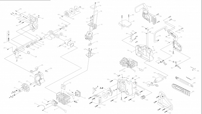 1 ПОРШЕНЬ - ЦИЛИНДР - СВЕЧА - КАРБЮРАТОР - ФИЛЬТР - СЦЕПЛЕНИЕ - ЗВЕЗДОЧКА - МАСЛОНАСОС БЕНЗОПИЛА CHAMPION 138  | ремонт | в СПБ