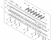 10 РЕДУКТОР - ШЕСТЕРНИ Садовые ножницы ECHO HCR-185ES