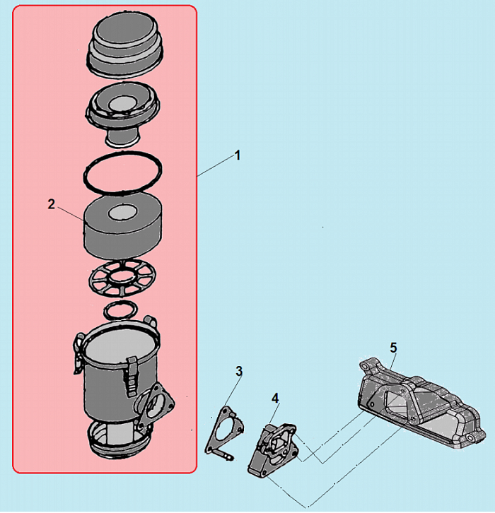 15 ФИЛЬТР МОТОБЛОК CHAMPION DC1163E  | ремонт | в СПБ