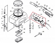 8 БАК - ПРОБКА - ШЛАНГИ ОПРЫСКИВАТЕЛЬ ECHO MB-580