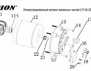 1  | Статор - Ротор - Блок AVR | Запчасти для генератора чемпион | GG5000EW  | Поставка по России | 