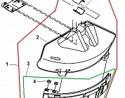 8 КОЖУХ ШТАНГИ МОТОКОСА ECHO SRM-22GES