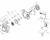 3 СТАРТЕР - МАГНЕТО - СВЕЧА БЕНЗОПИЛА ECHO CS-3700ES