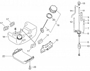 4 БЕНЗОБАК - ФИЛЬТР - ПРОБКА МОТОКОСА ECHO SRM-330ES