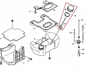 5 БЕНЗОБАК - ФИЛЬТР - ПРОБКА МОТОКОСА ECHO SRM-4300R