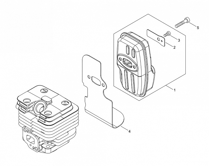 7 ГЛУШИТЕЛЬ ВОЗДУХОДУВКА ECHO PB-2520