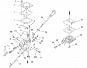 7 ДЕТАЛИ КАРБЮРАТОРА БЕНЗОПИЛА ECHO CS-260TES