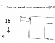 12 | Глушитель | Запчасти для генератора чемпион | GG2801| Сервис - Магазин |