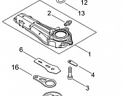9 РЕДУКТОР - ШЕСТЕРНИ Садовые ножницы ECHO HCR-185ES