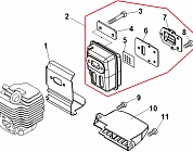 7 ГЛУШИТЕЛЬ ВЫСОТОРЕЗ ECHO PPT-236ES