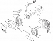 3 КАРБЮРАТОР - ВОЗДУШНЫЙ ФИЛЬТР - ГЛУШИТЕЛЬ МОТОКОСА ECHO SRM-350ES