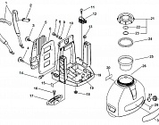 5 СПИНКА - БАК - ПРОБКА - ШЛАНГИ РАЗБРЫЗГИВАЮЩЕЕ УСТРОЙСТВО ECHO SHR-170SI