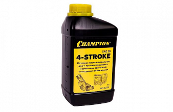 Масло для 4-тактных двигателей минеральное CHAMPION SAE 30 1 л