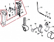 6 РУЧКА - ТРОС ГАЗА ОПРЫСКИВАТЕЛЬ ECHO MB-580