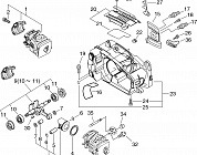 1 ПОРШЕНЬ - ЦИЛИНДР - КОЛЕНВАЛ - САЛЬНИК - КАРТЕР БЕНЗОПИЛА ECHO CS-350WES 