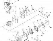 3 КАРБЮРАТОР - ВОЗДУШНЫЙ ФИЛЬТР - ГЛУШИТЕЛЬ Садовые ножницы ECHO HC-341ES