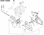 5 РУЧКА Садовые ножницы ECHO HCR-1500