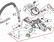 3 РУЧКА - ПРОБКА БЕНЗОБАКА БЕНЗОПИЛА ECHO CS-452ESX